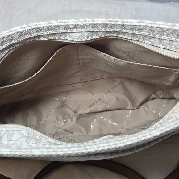 Authentic Michael Kors Jet Set Large Logo Messenger Bag - Picture 6 of 12